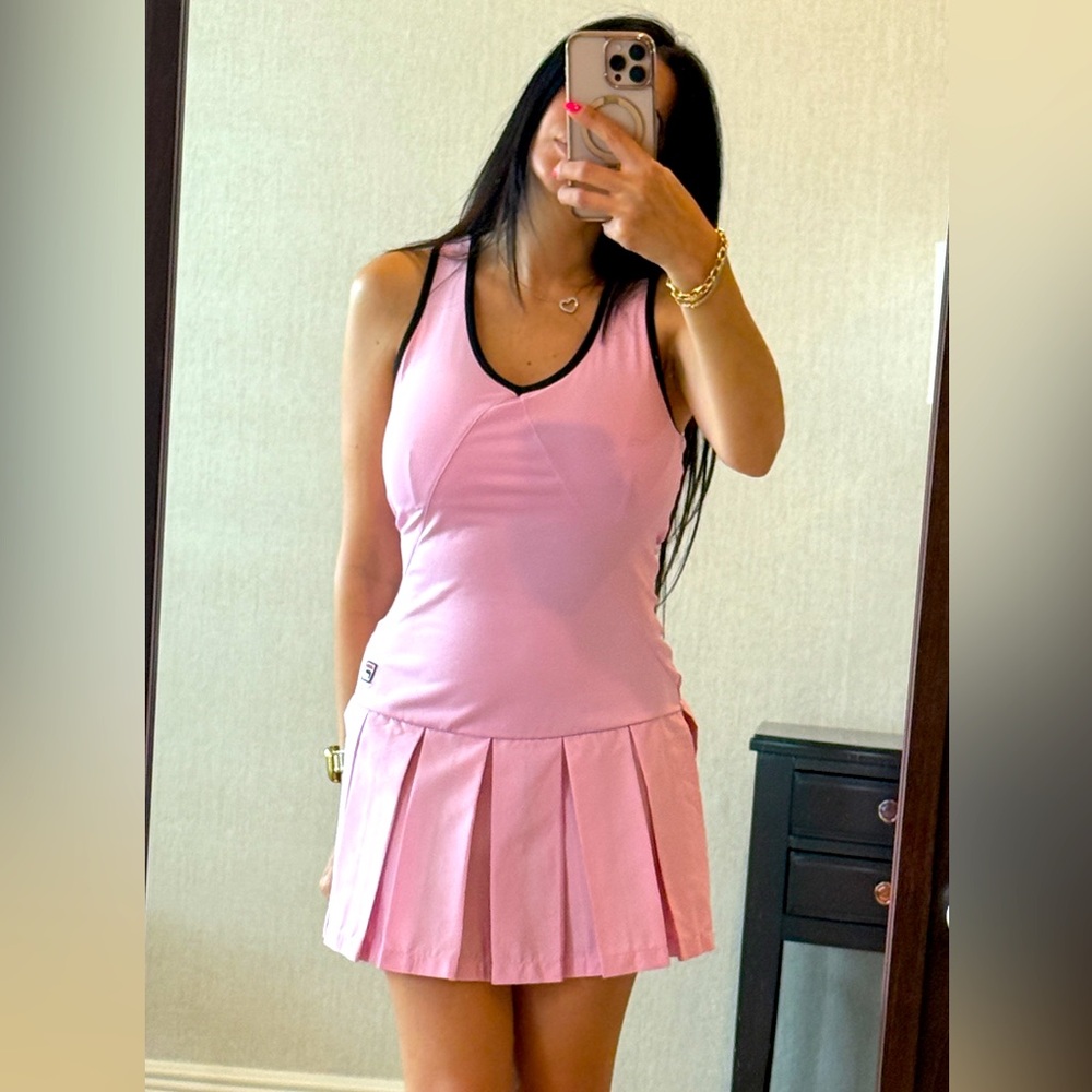 Fila Pink Sleeveless Tennis Dress